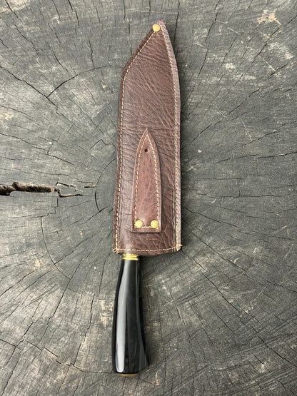 8" Bread &amp; Roast Knife, Glowing Hybrid Block, SS420c - 200mm