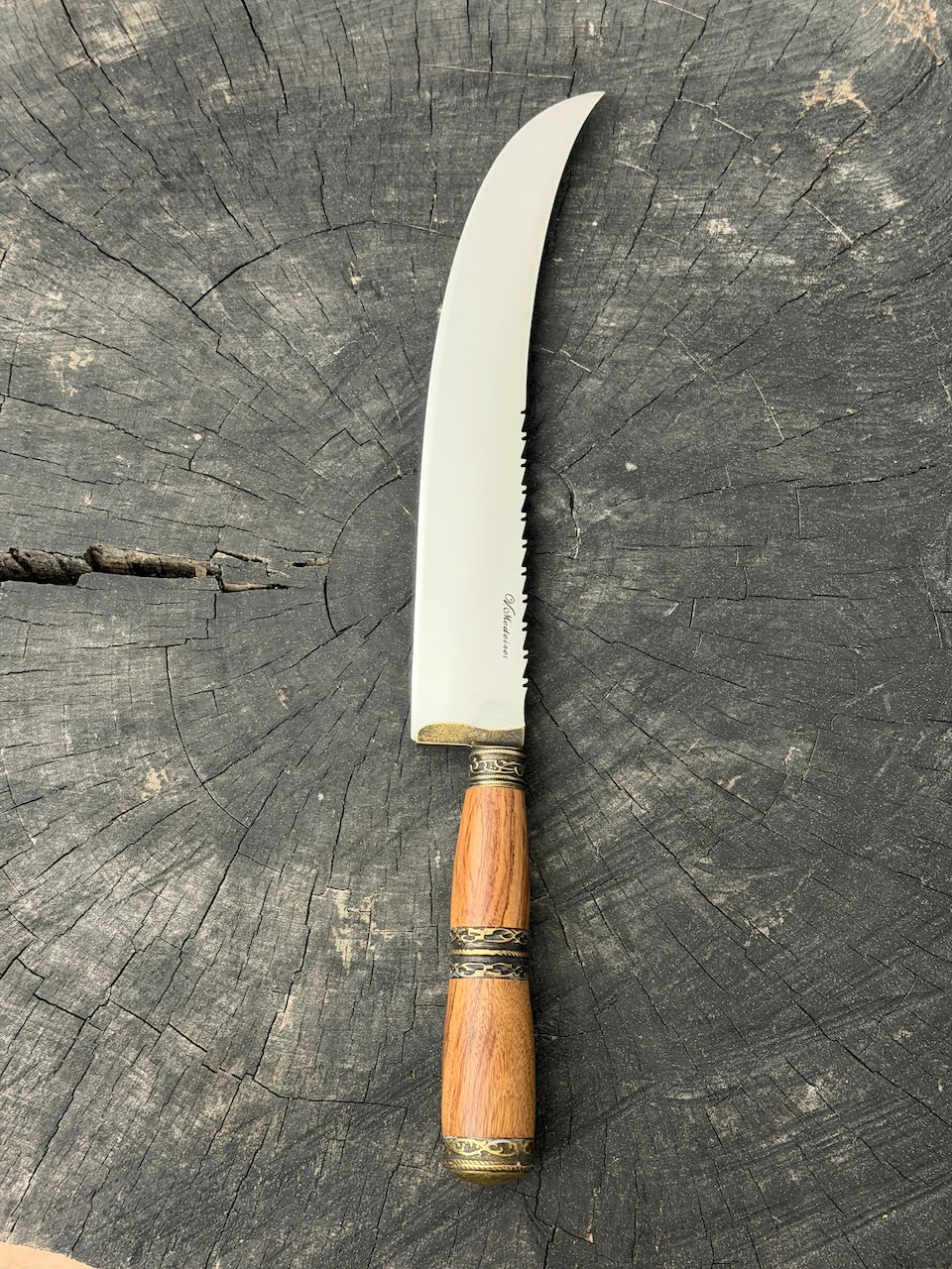 10" Butchers Knife, Native Ironwood, SS440 - 250mm
