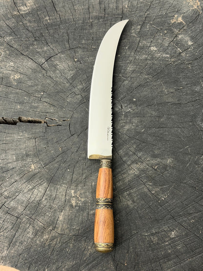 10" Butchers Knife, Native Ironwood, SS440 - 250mm