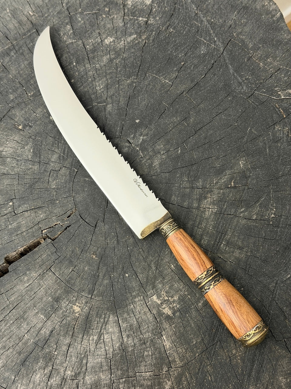 10" Butchers Knife, Native Ironwood, SS440 - 250mm