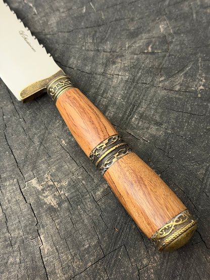 10" Butchers Knife, Native Ironwood, SS440 - 250mm