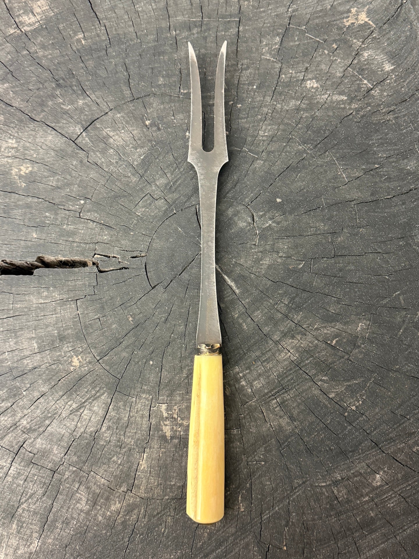 10" BBQ &amp; Grill Fork, Ostrich Bone, RSS440