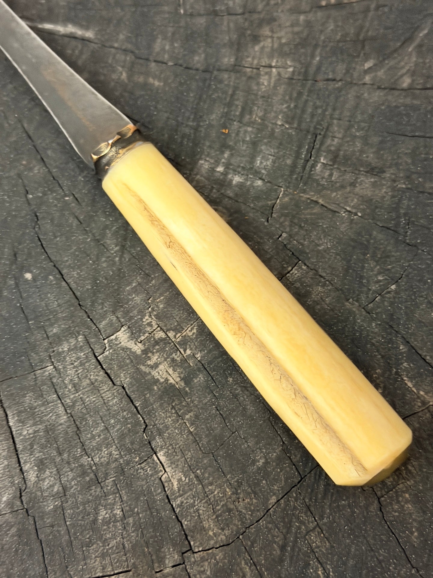 10" BBQ &amp; Grill Fork, Ostrich Bone, RSS440