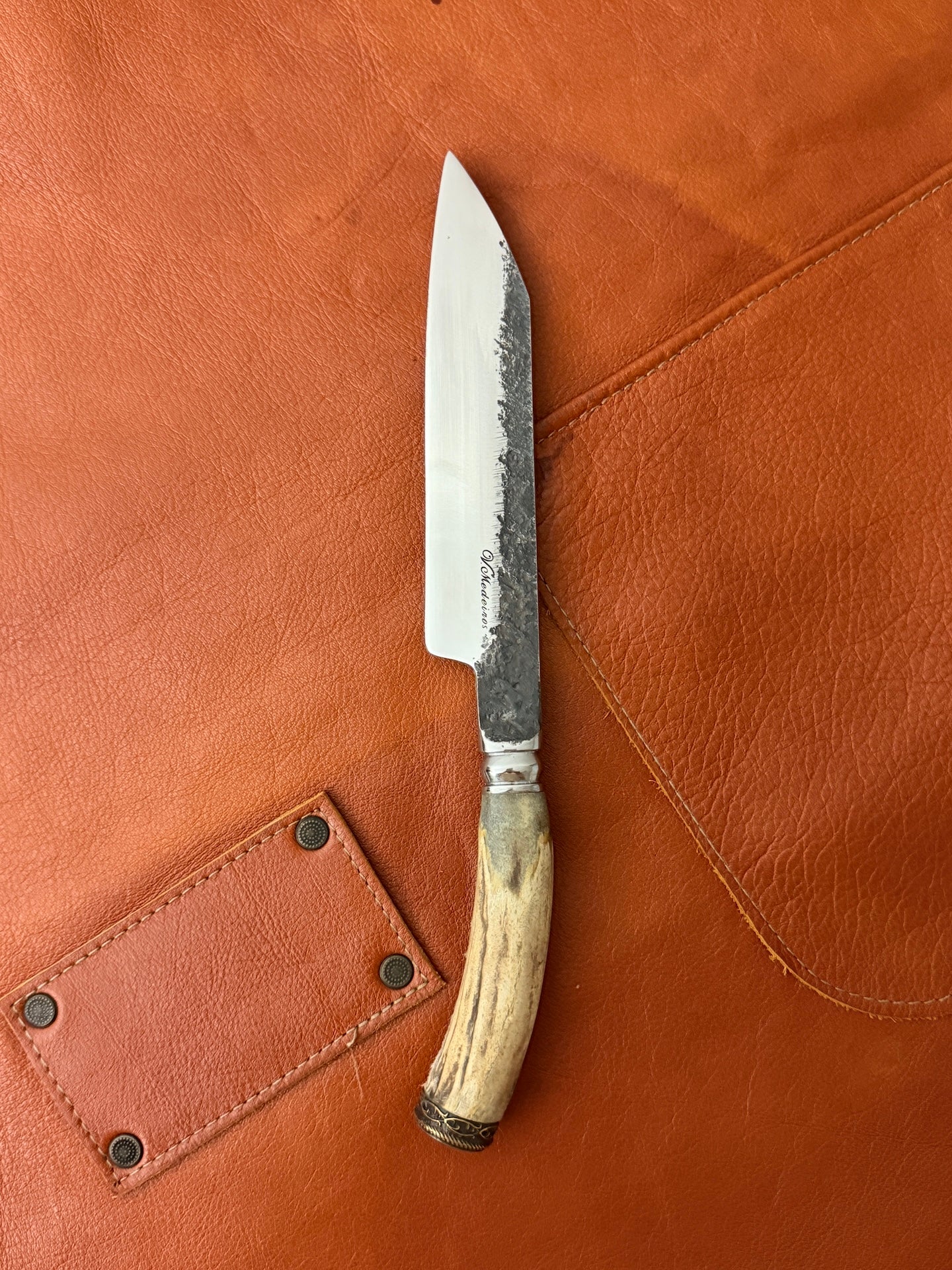 7" Integral The Pelican Knife - Brut de Forge Carbon Steel 5160 - 185mm