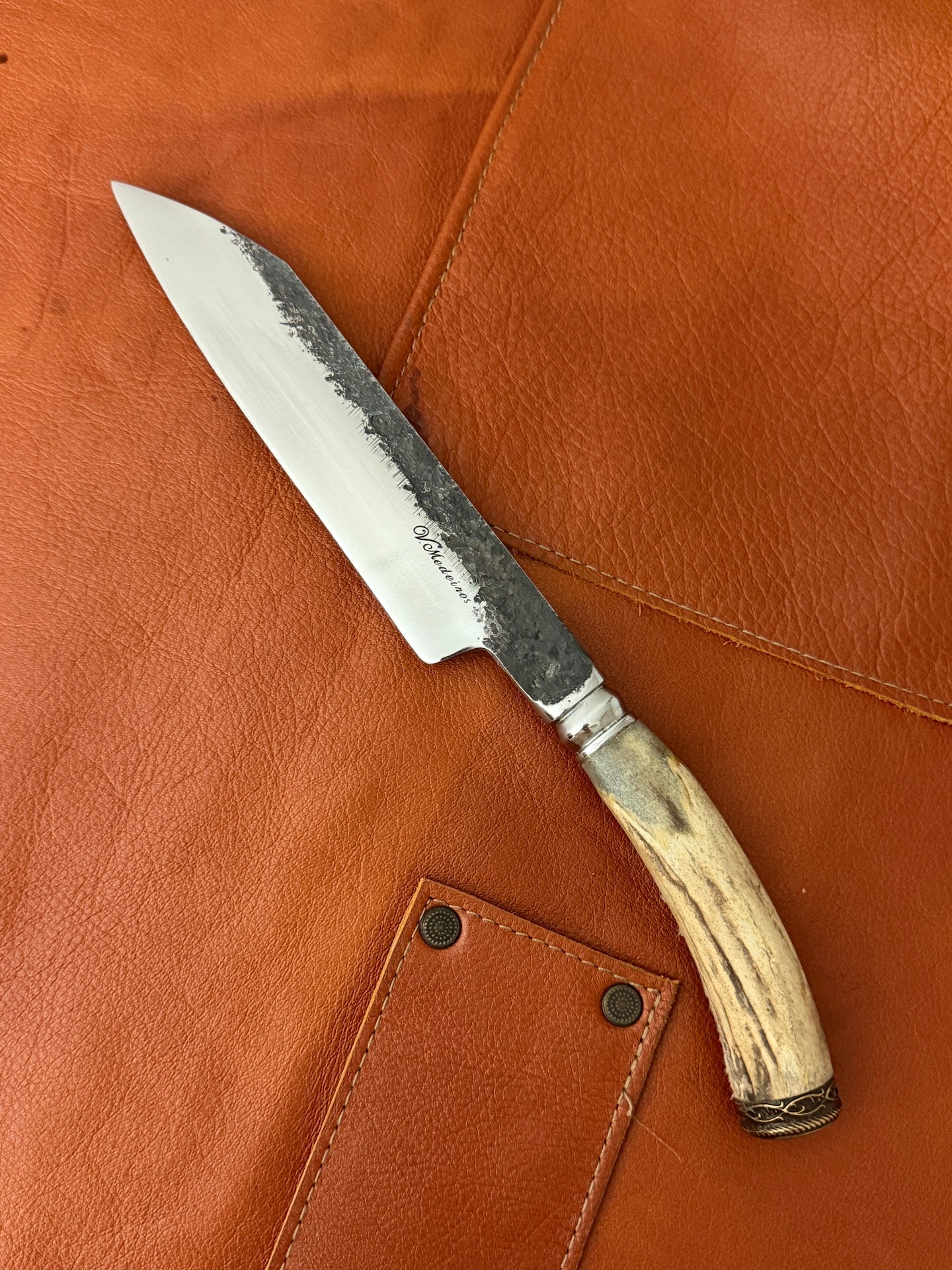 7" Integral The Pelican Knife - Brut de Forge Carbon Steel 5160 - 185mm