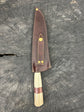 8" Artisan Knife, Ostrich Bone, RSS440 - 190mm