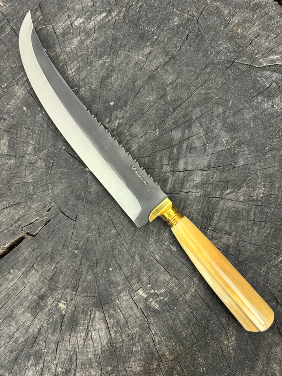 10" Butchers Knife, Ostrich Bone, RSS440 - 250mm