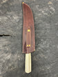10" Butchers Knife, Ostrich Bone, SS440 - 250mm