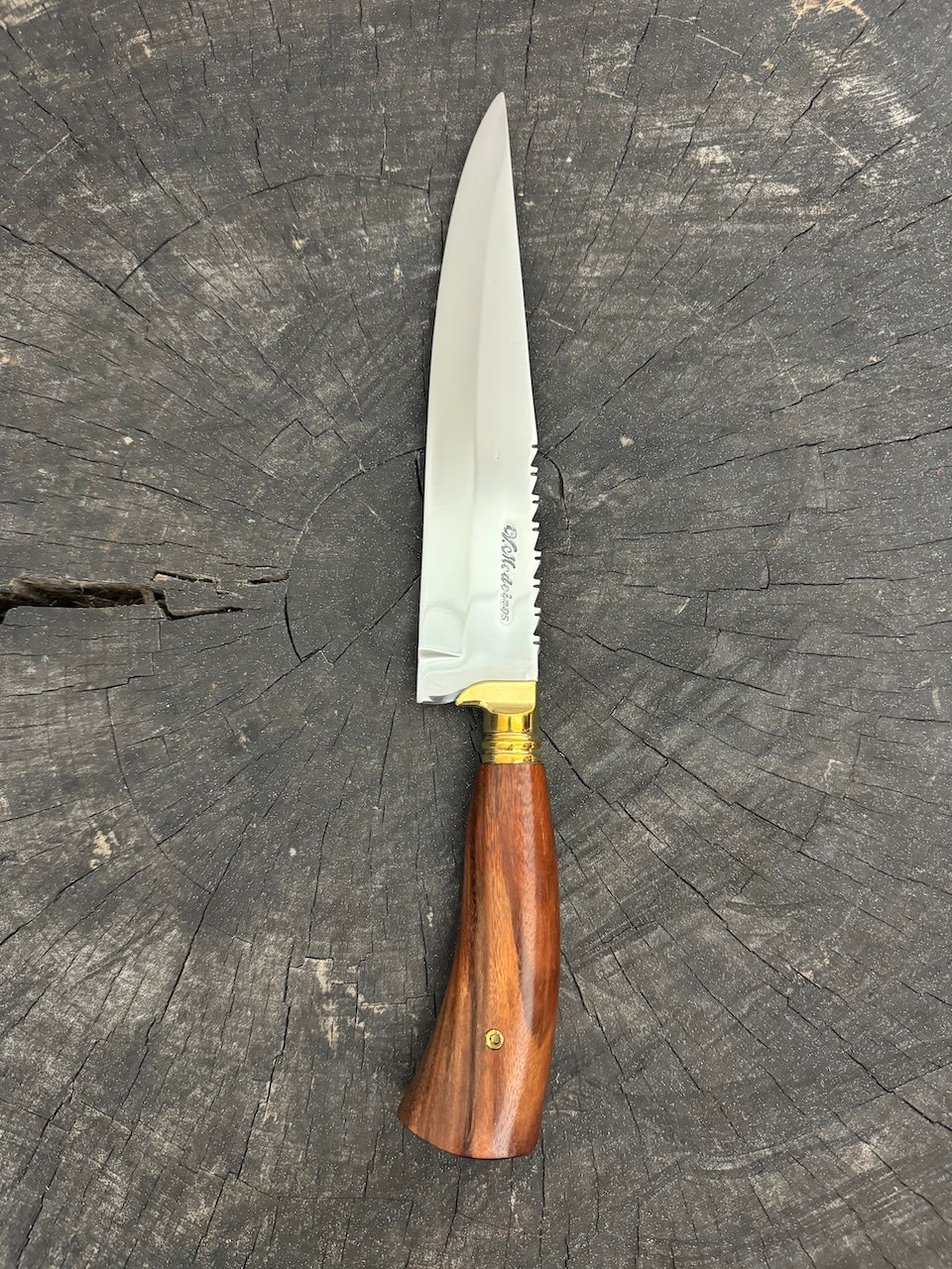 8&quot; Chef Knife, Native Hardwood, SS420 - 200mm