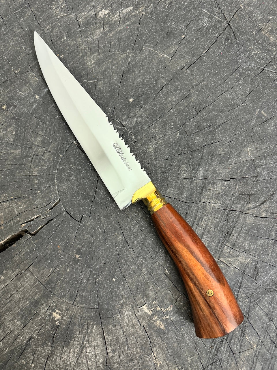 8&quot; Chef Knife, Native Hardwood, SS420 - 200mm