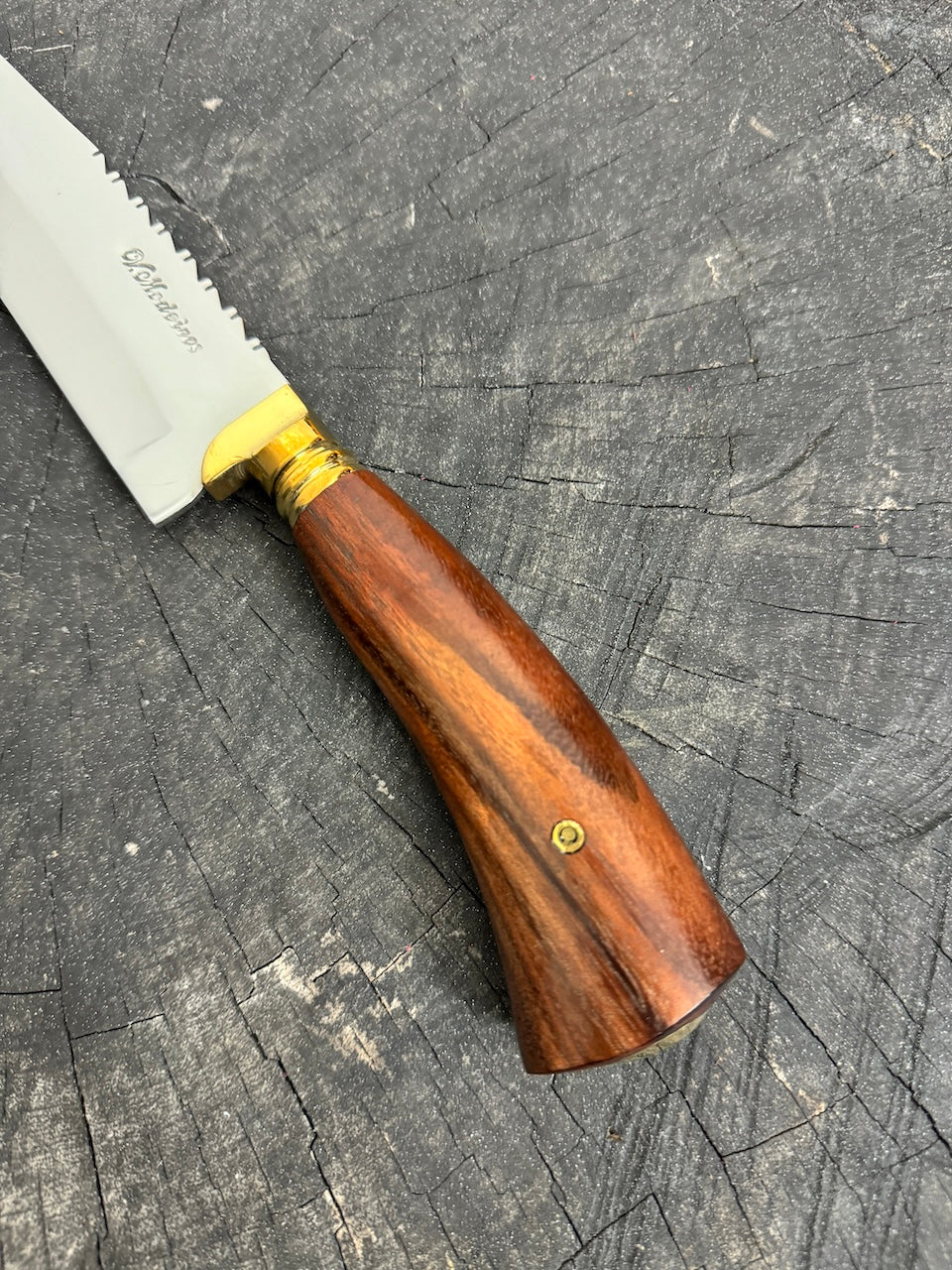 8&quot; Chef Knife, Native Hardwood, SS420 - 200mm