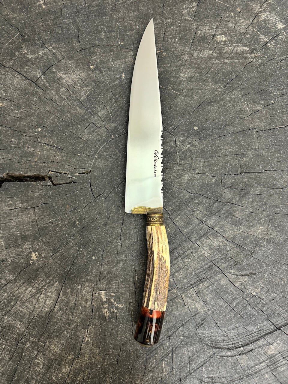 8&quot; Chef Knife, Deer Antler, SS420 - 200mm