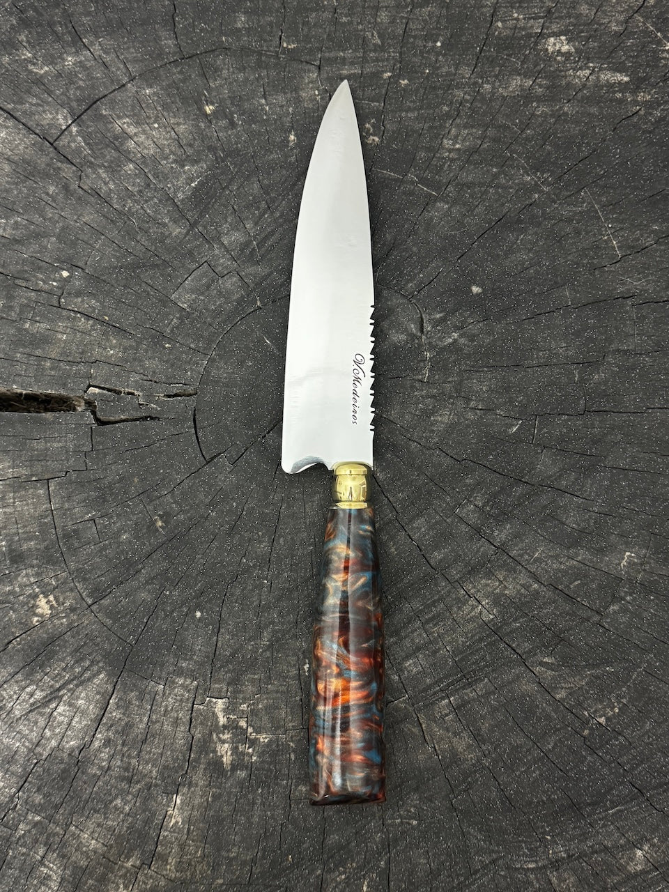 6&quot; Utility Knife, Custom Block, SS440 - 150mm