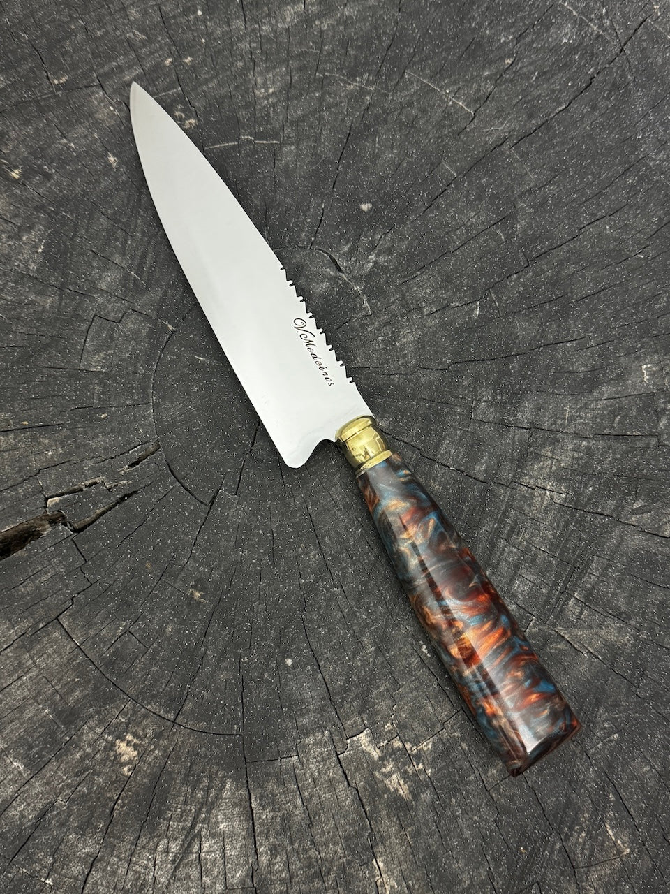 6&quot; Utility Knife, Custom Block, SS440 - 150mm