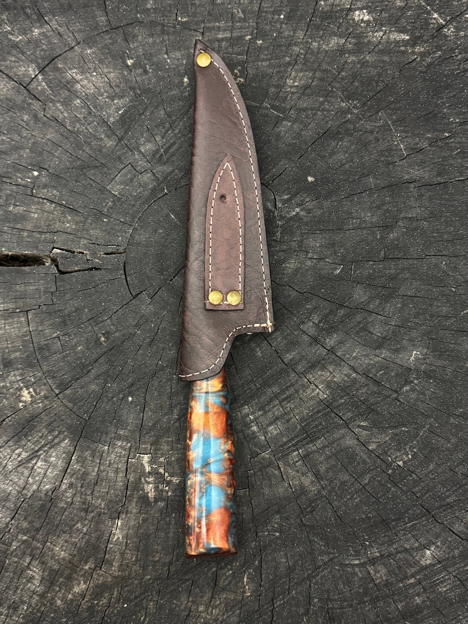 6&quot; Utility Knife, Custom Block, SS440 - 150mm