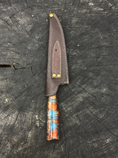 6&quot; Utility Knife, Custom Block, SS440 - 150mm