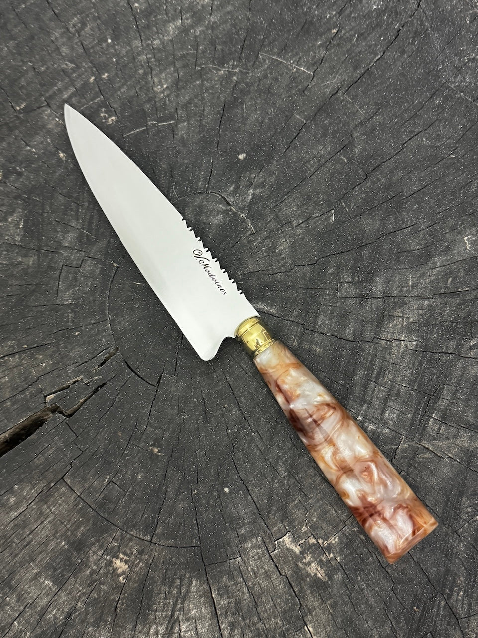 6&quot; Utility Knife, Custom Block, SS440 - 150mm