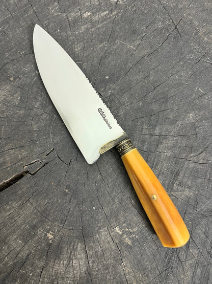 8&quot; Picanha Chef Knife, Ostrich Bone, SS440 - 200mm