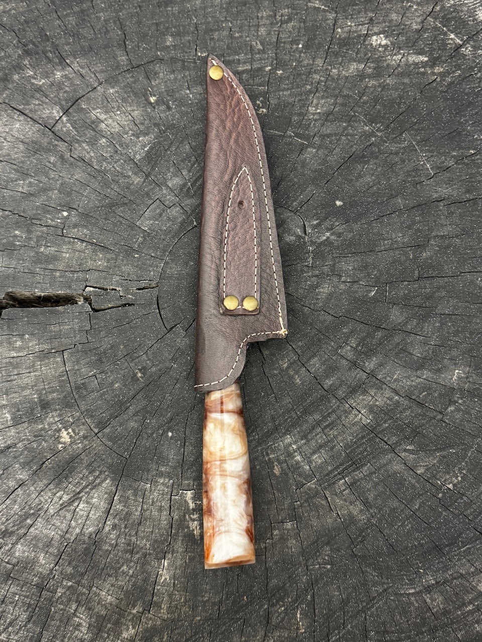 6&quot; Utility Knife, Custom Block, SS440 - 150mm