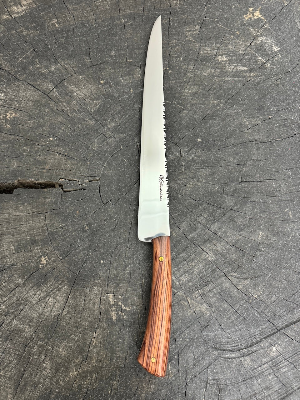 10&quot; Chimango Knife, Native Hardwood, SS440 - 250mm