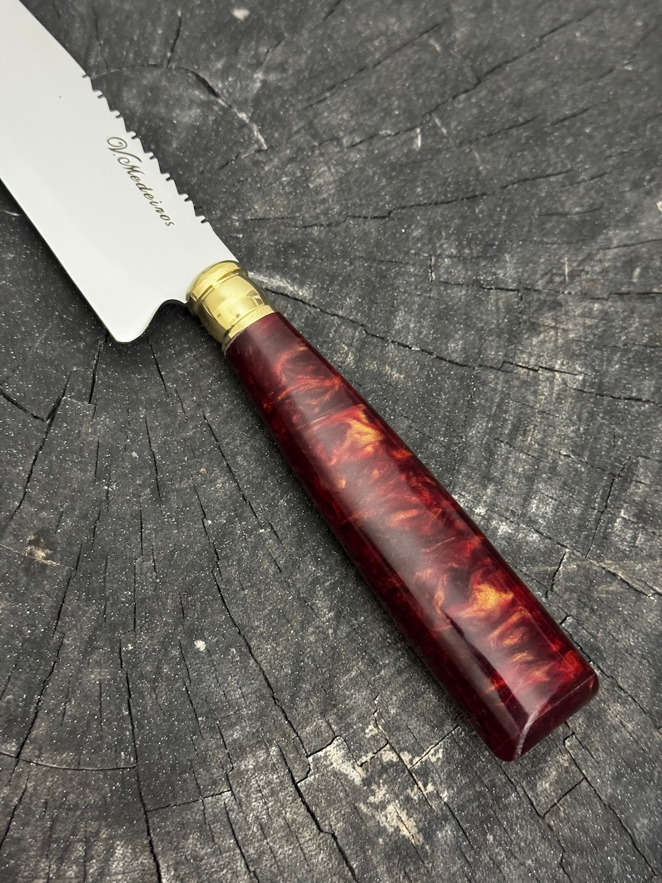 6&quot; Utility Knife, Custom Block, SS440 - 150mm