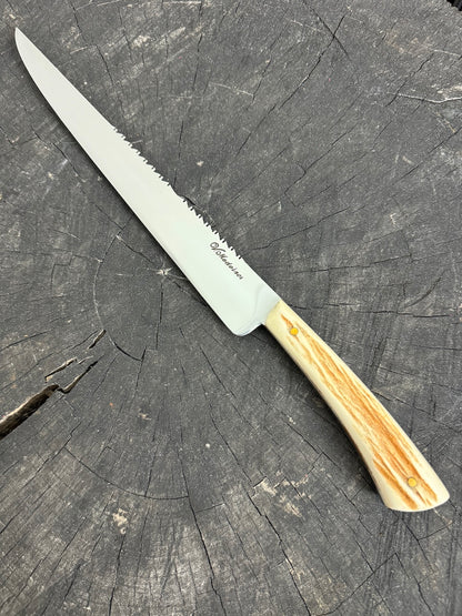 10&quot; Chimango Knife, Deer Antler, SS440 - 250mm