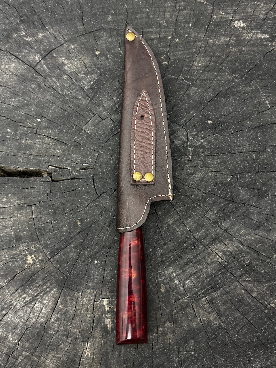 6&quot; Utility Knife, Custom Block, SS440 - 150mm