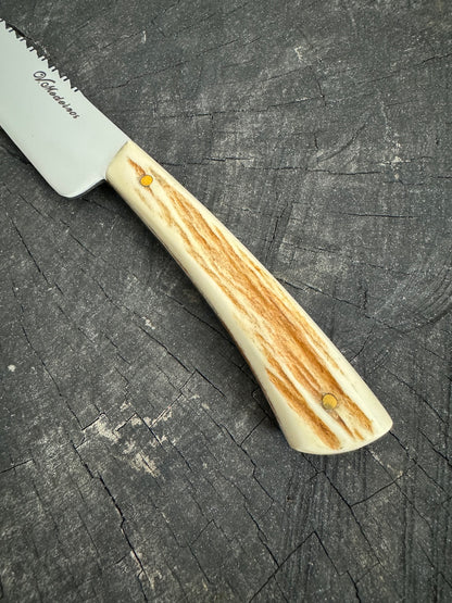 10&quot; Chimango Knife, Deer Antler, SS440 - 250mm