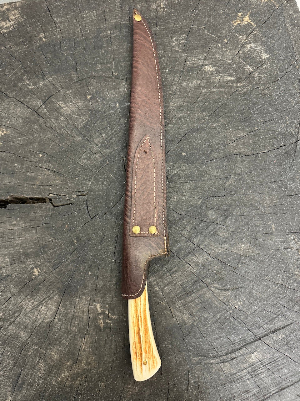 10&quot; Chimango Knife, Deer Antler, SS440 - 250mm