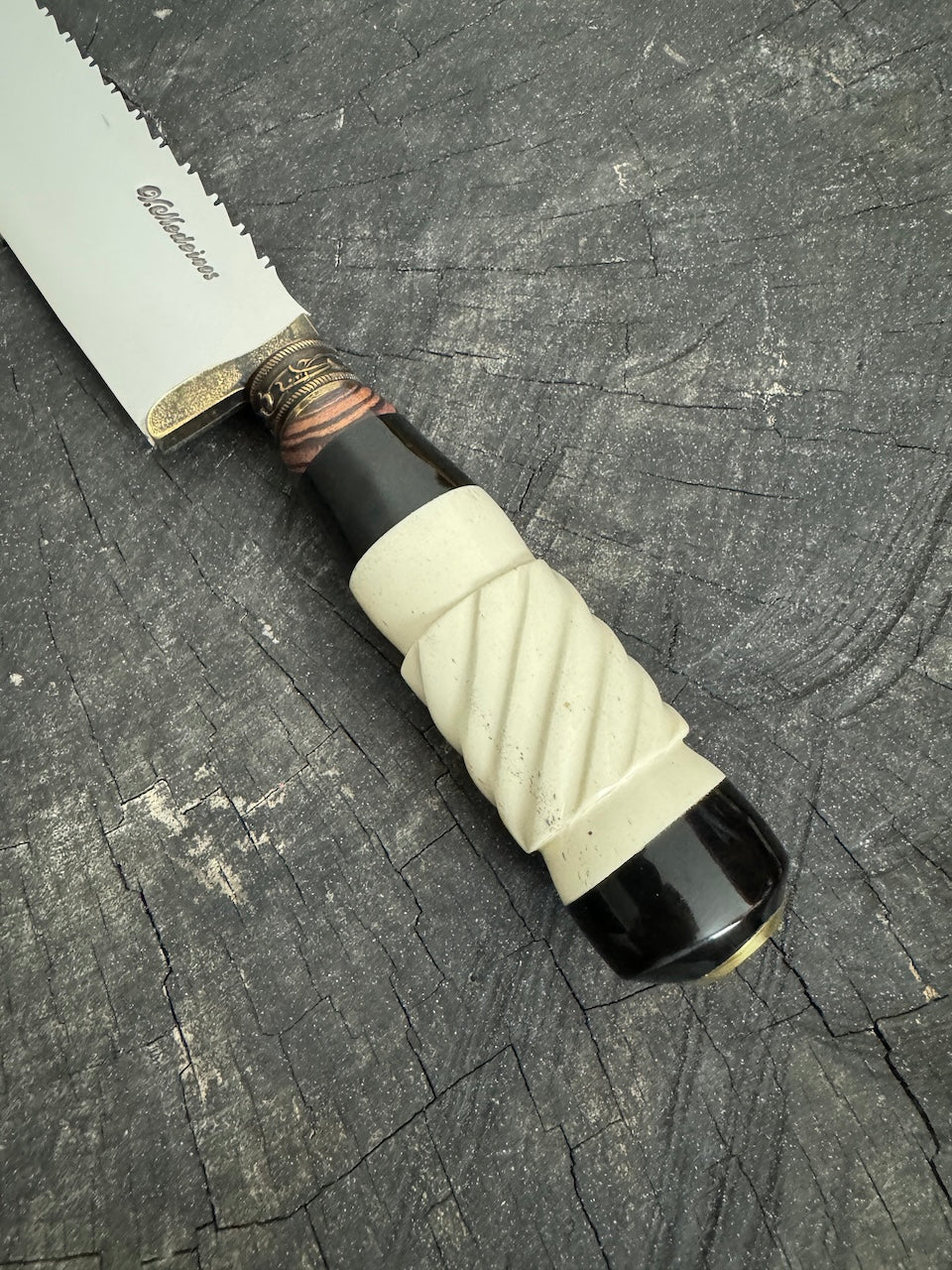 10&quot; Butchers Knife, Ostrich Bone, SS440 - 250mm