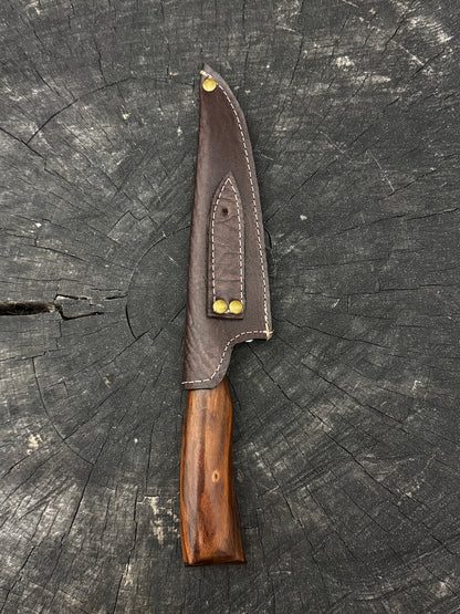 6&quot; Utility Knife, Bolivian Jacaranda Hardwood, SS440 - 150mm
