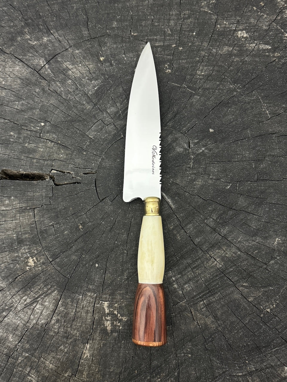 6&quot; Utility Knife, Ostrich Bone &amp; Jacaranda Hardwood, SS440 - 150mm