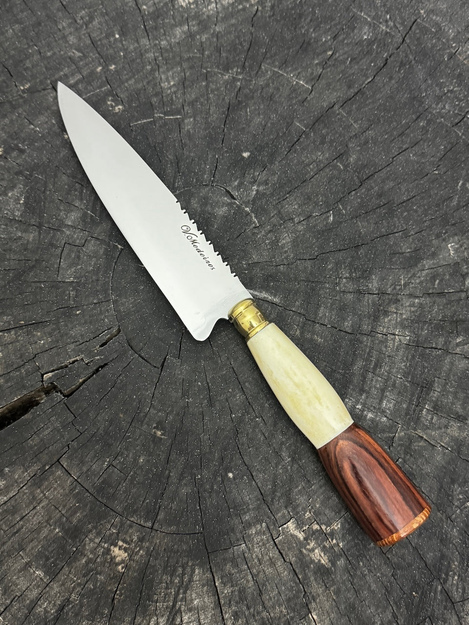 6&quot; Utility Knife, Ostrich Bone &amp; Jacaranda Hardwood, SS440 - 150mm