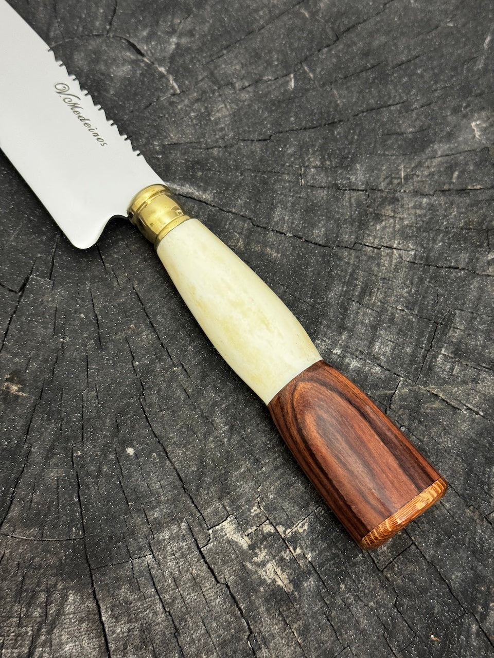 6&quot; Utility Knife, Ostrich Bone &amp; Jacaranda Hardwood, SS440 - 150mm