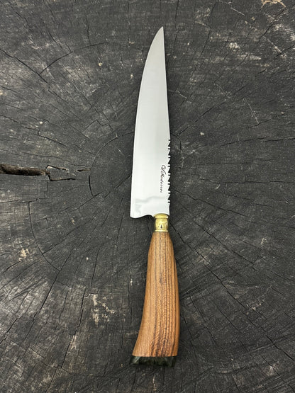 8&quot; Chef Knife, Native Hardwood, SS420 - 200mm