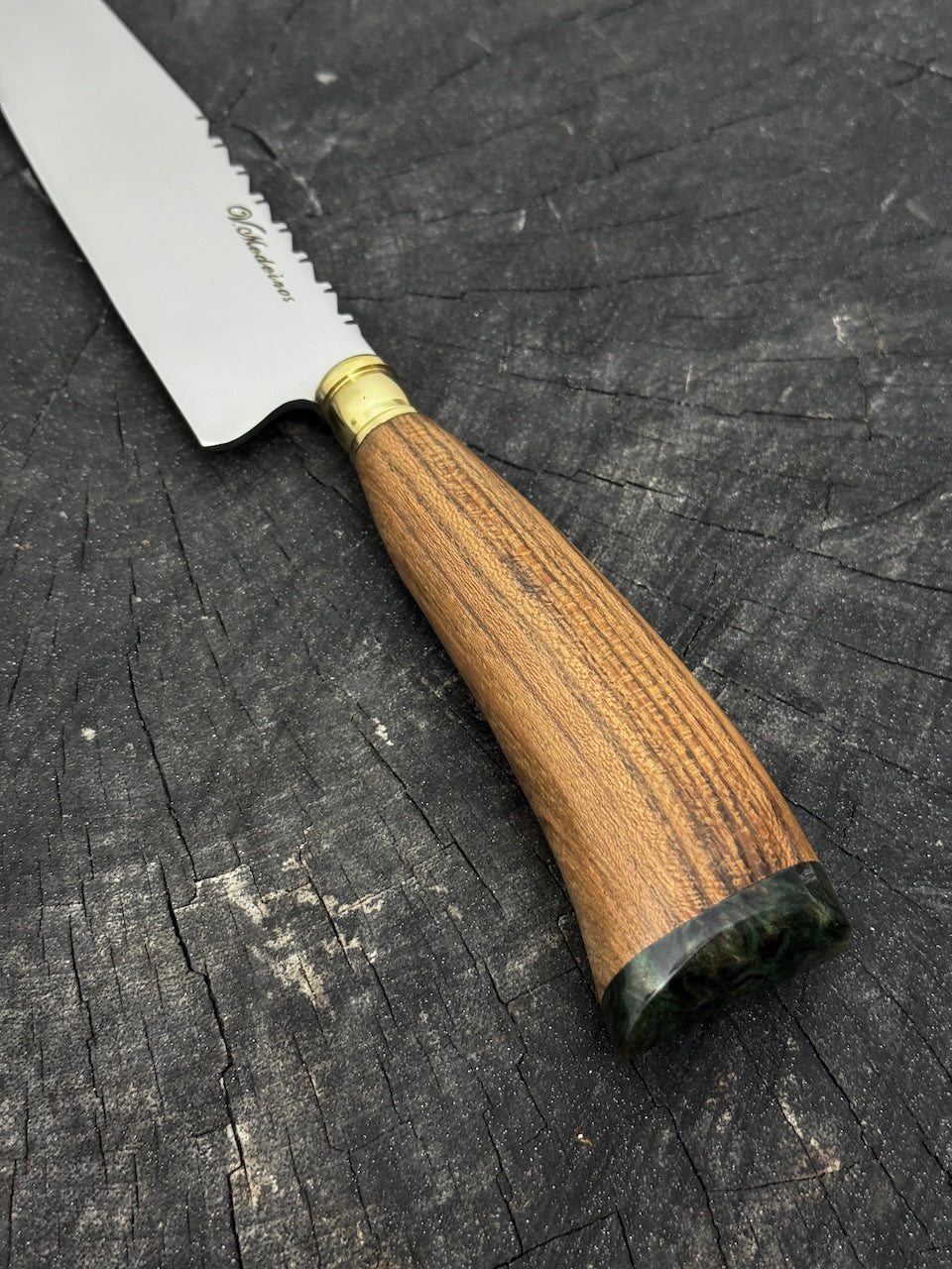 8&quot; Chef Knife, Native Hardwood, SS420 - 200mm