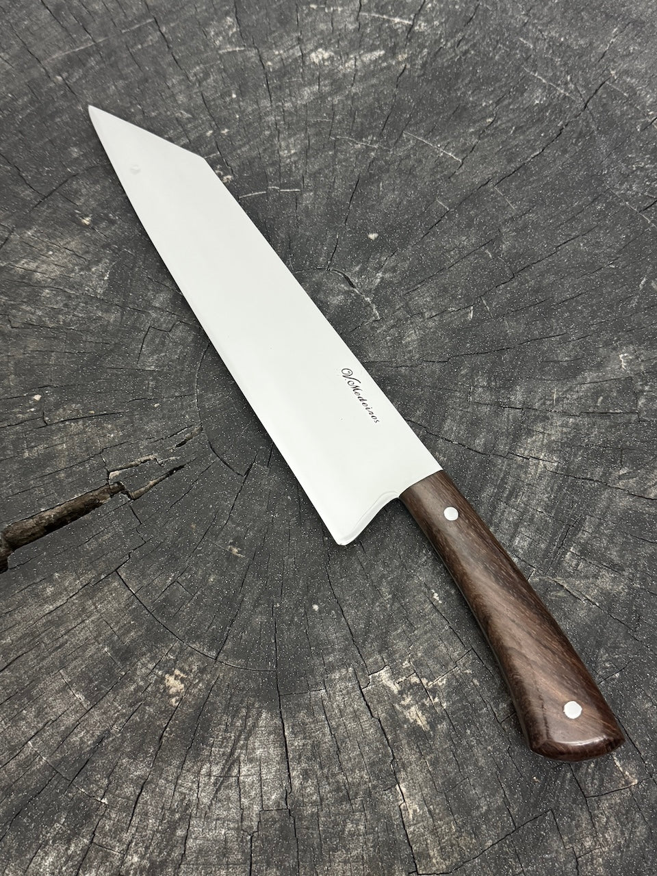 9&quot; Bunka Pro, Full Tang Knife, Native Hardwood, SS440 - 220mm