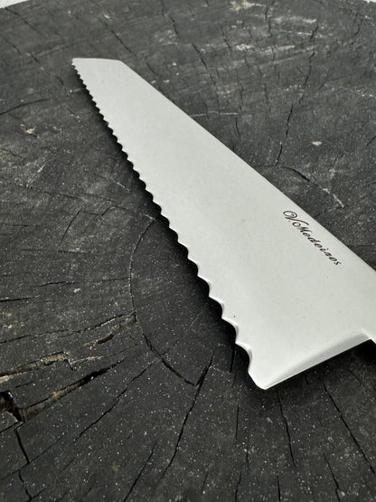 8&quot; Bread &amp; Roast Knife, Violet Jacaranda, SS420c - 200mm