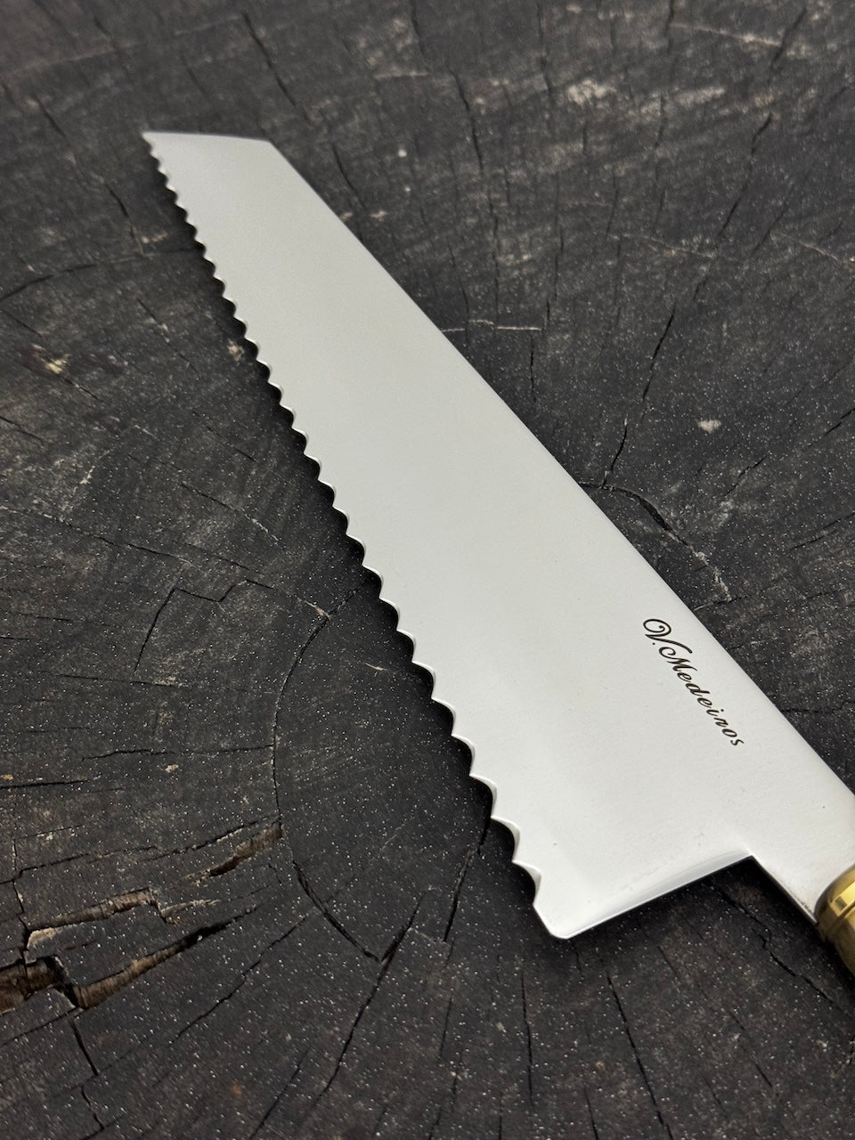 8&quot; Bread &amp; Roast Knife, Violet Jacaranda, SS420c - 200mm