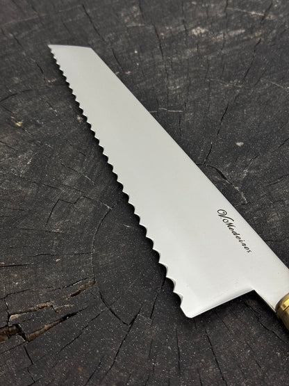 8&quot; Bread &amp; Roast Knife, Violet Jacaranda, SS420c - 200mm