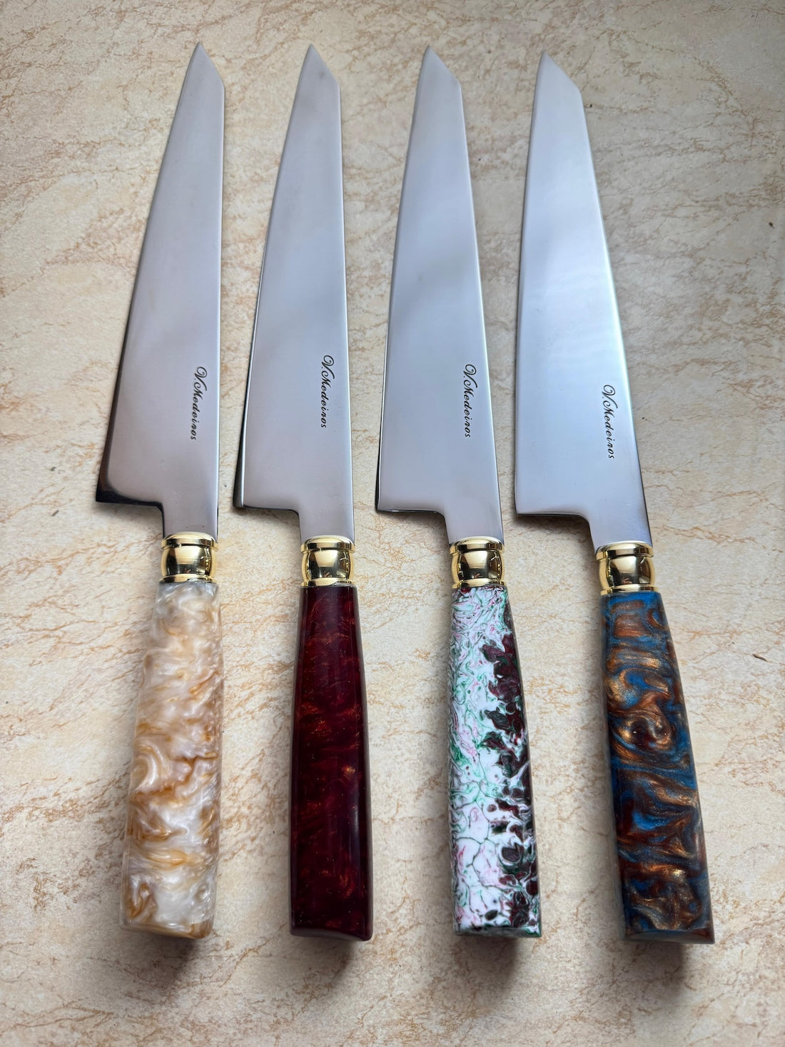 PRE ORDER: 8&quot; Branca Knife, Custom Block, SS440 - 210mm