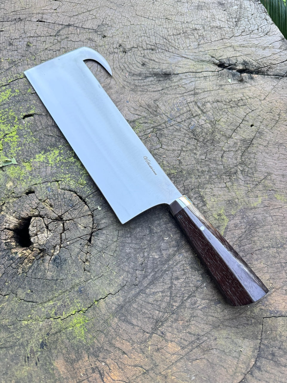 10&quot; NIFO Cleaver, Amazonian Bog Oak, SS440 - 250mm