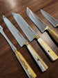 BBQ Knife Set of Ostrich Bone Handles SS440