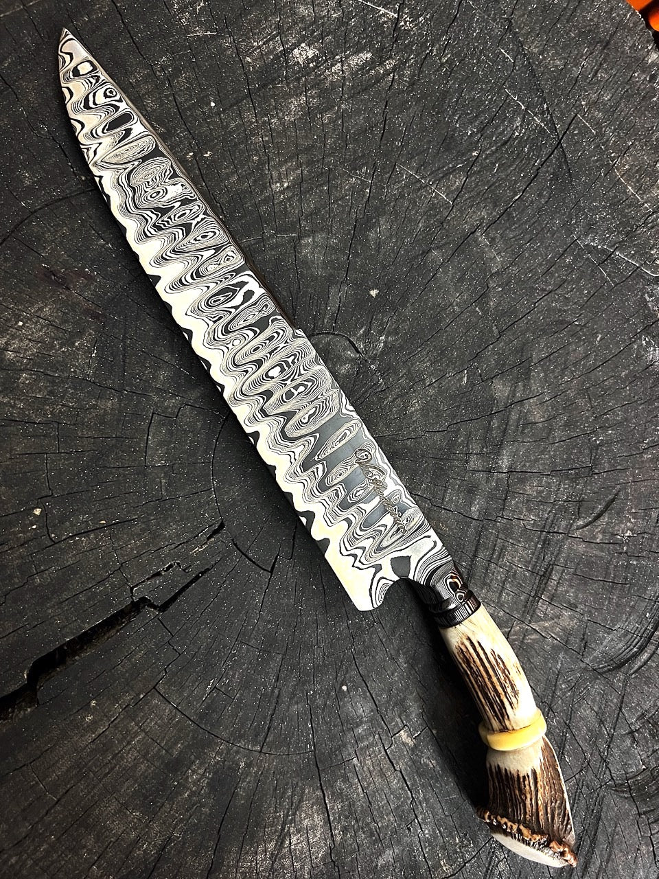 10&quot; Damascus Knife 220 Layers DA CS1095 15n20