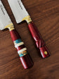 BBQ Knife Duo of Pau Brasil Handles SS440