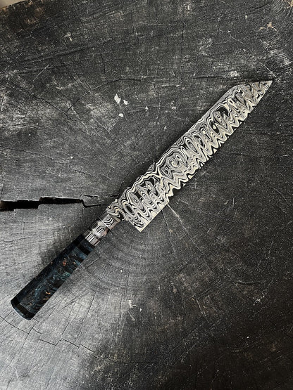 9.5&quot; Damascus Bunka Knife 240 Layers GH CS1095 15n20