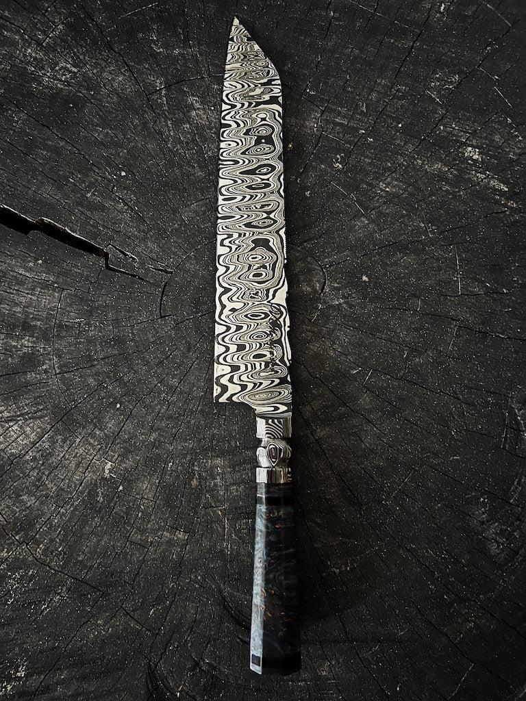 9.5&quot; Damascus Bunka Knife 240 Layers GH CS1095 15n20