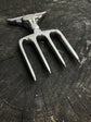Custom Bull Fork in Stainless Steel
