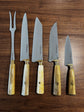 BBQ Knife Set of Ostrich Bone Handles SS440