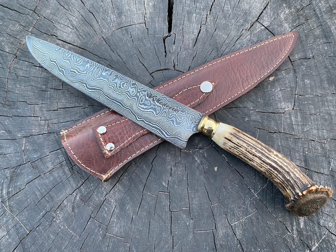 8" Damascus Custom Chef Knife 120 Layers CS1095 15n20